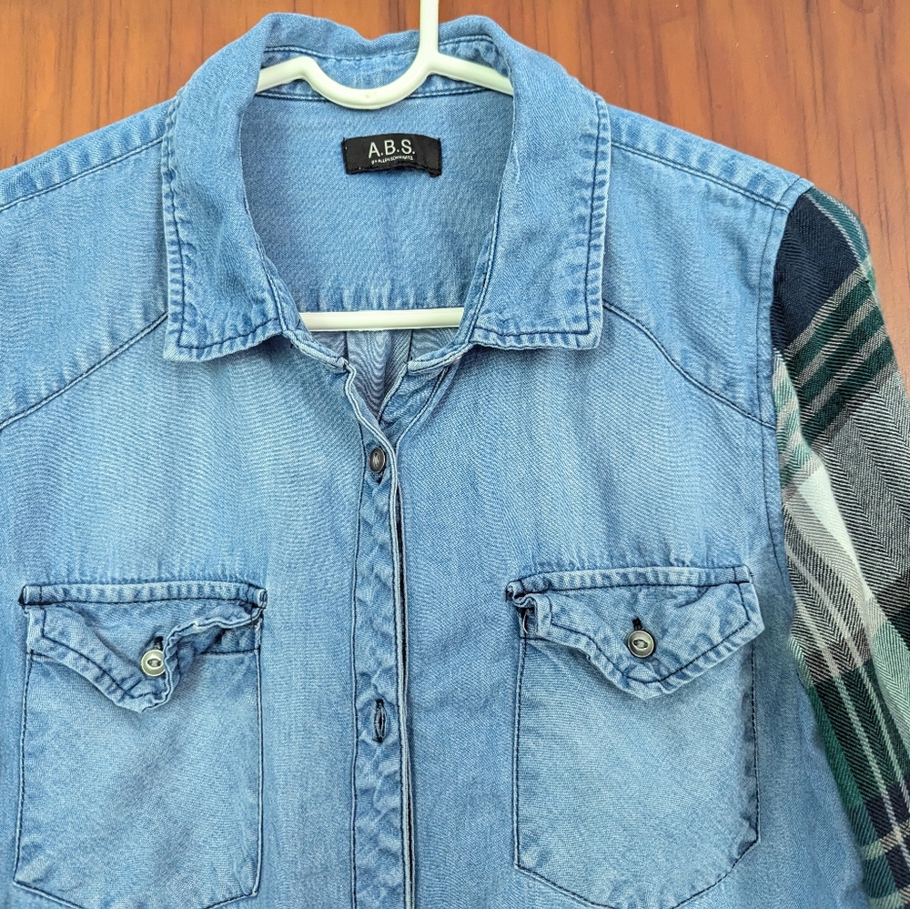 ABS by Allen Schwartz denim shirt Size S